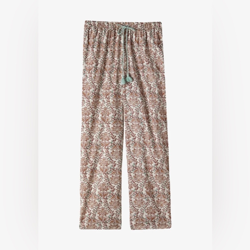 Intimissimi Spice Garden Cotton Pajama Lounge Pants Size Large L18 - Picture 2 of 8